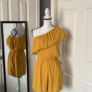 Ten Sixty Sherman mustard romper
